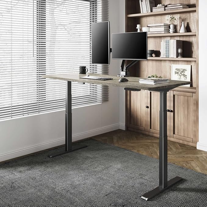 The 70 inch standing desk offers a sleek and contemporary look, ideal for productivity.