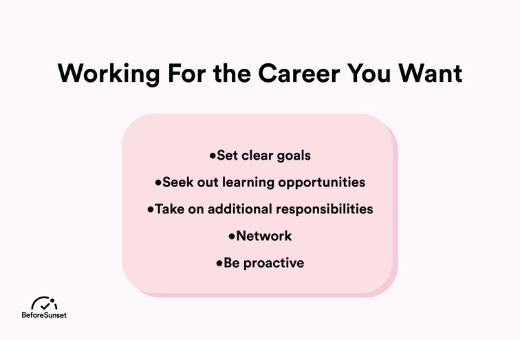 Working For the Career You Want