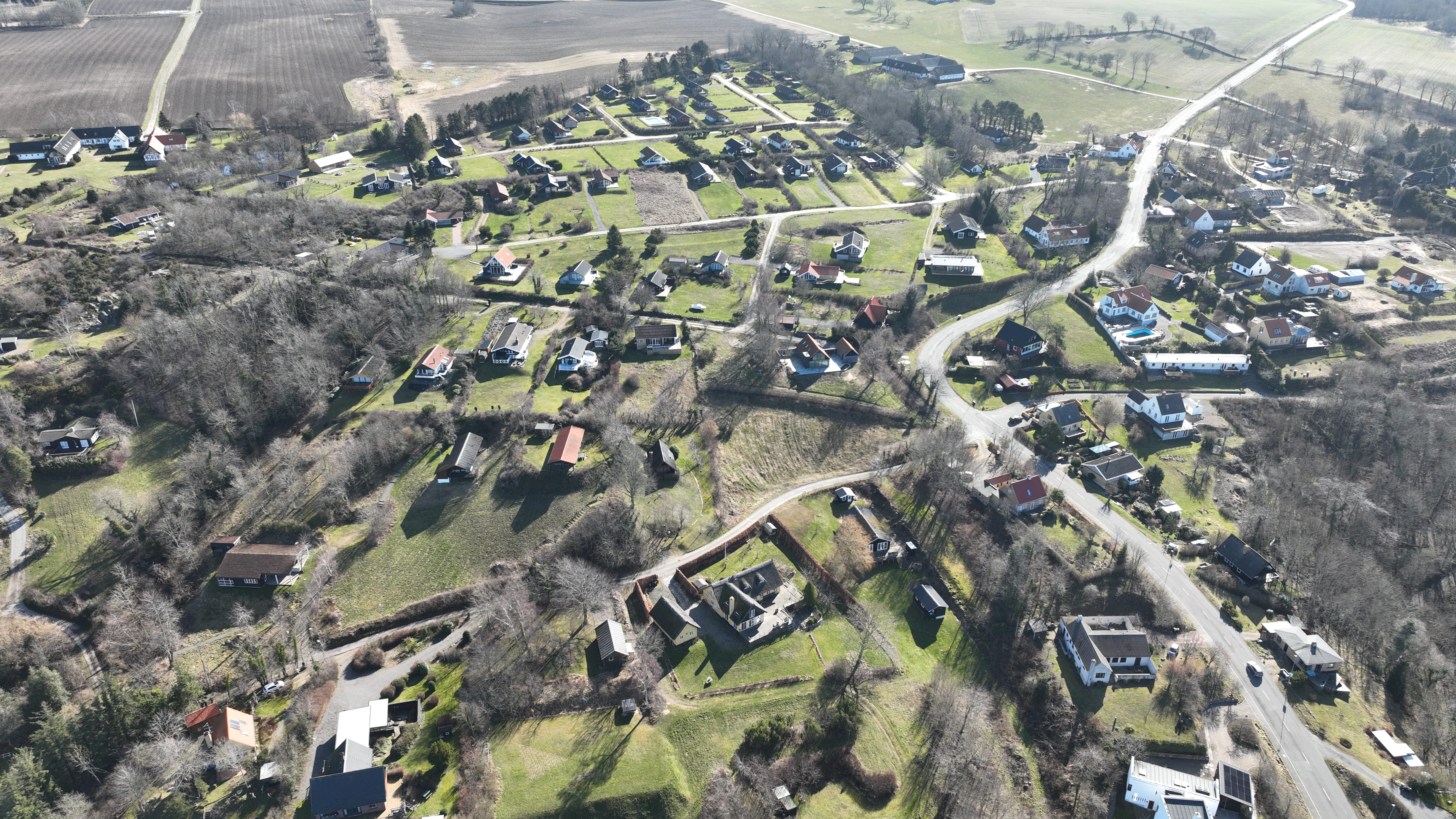 a blue square object on a wooden surface