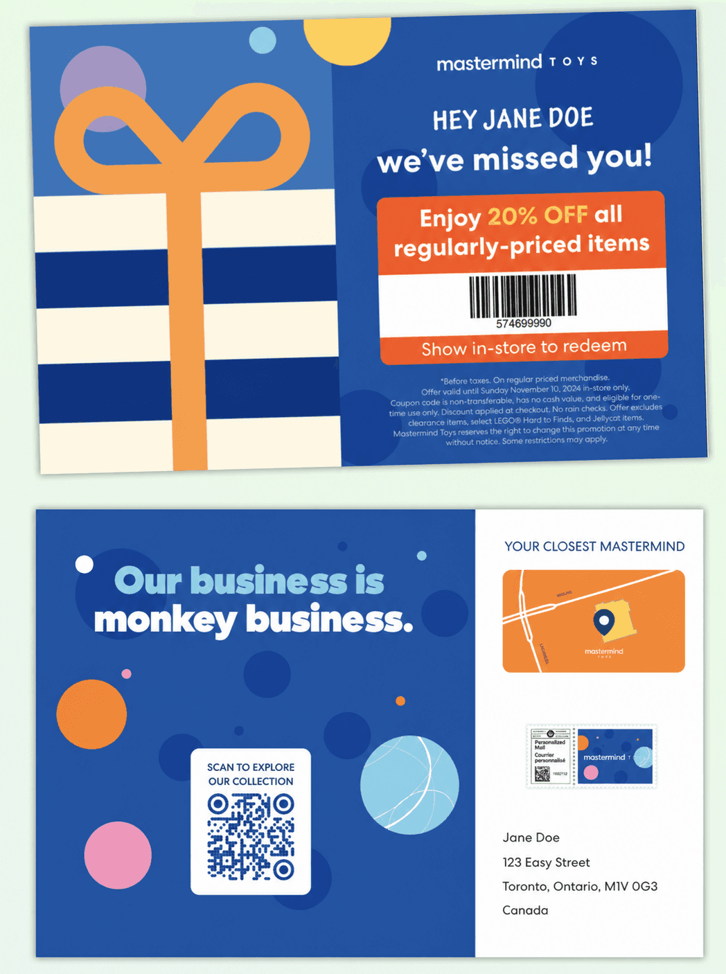 Mastermind Toys - BirdseyePost Postcard