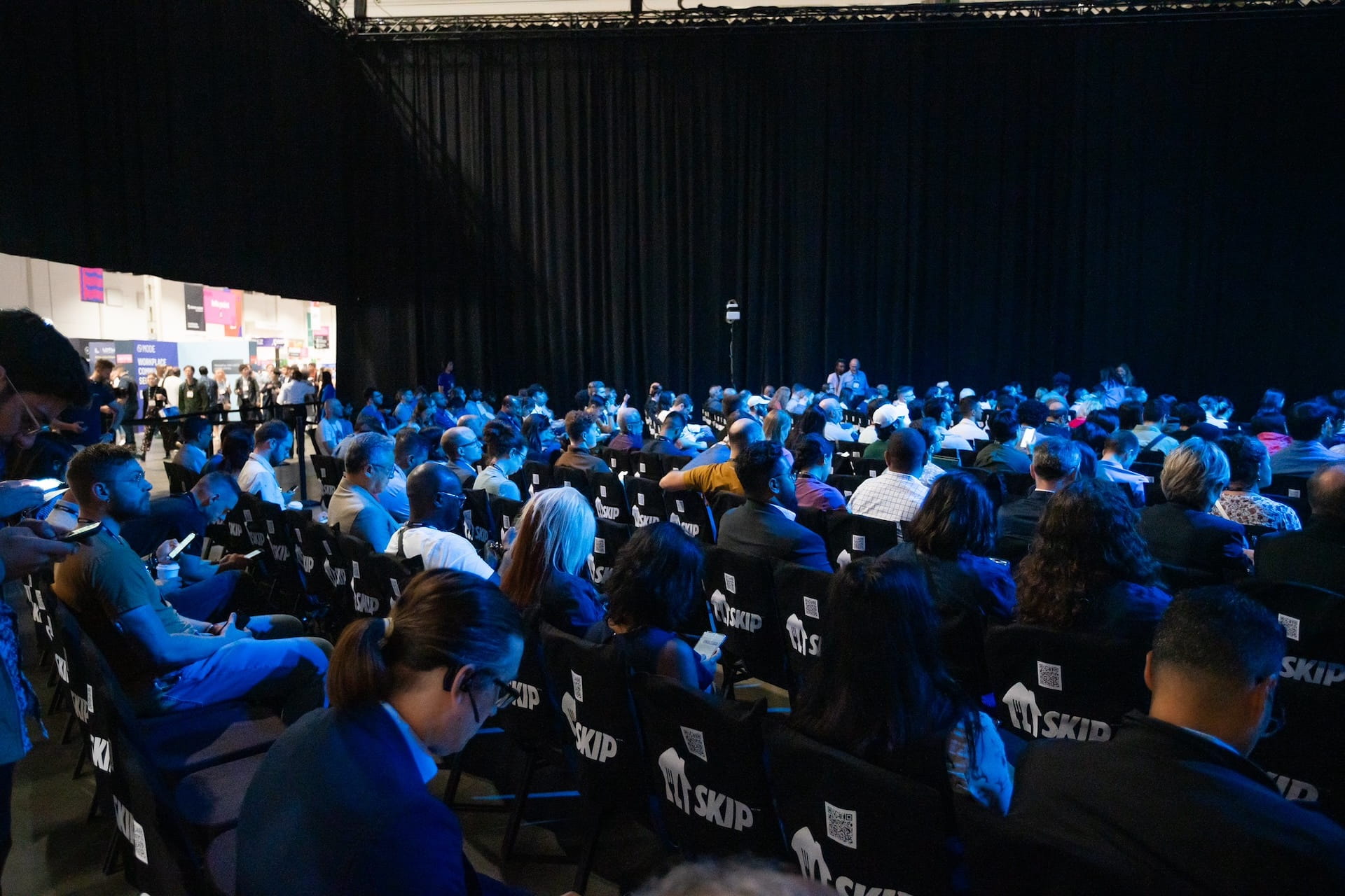 Web Summit audience watching Chadd Weston's panel at