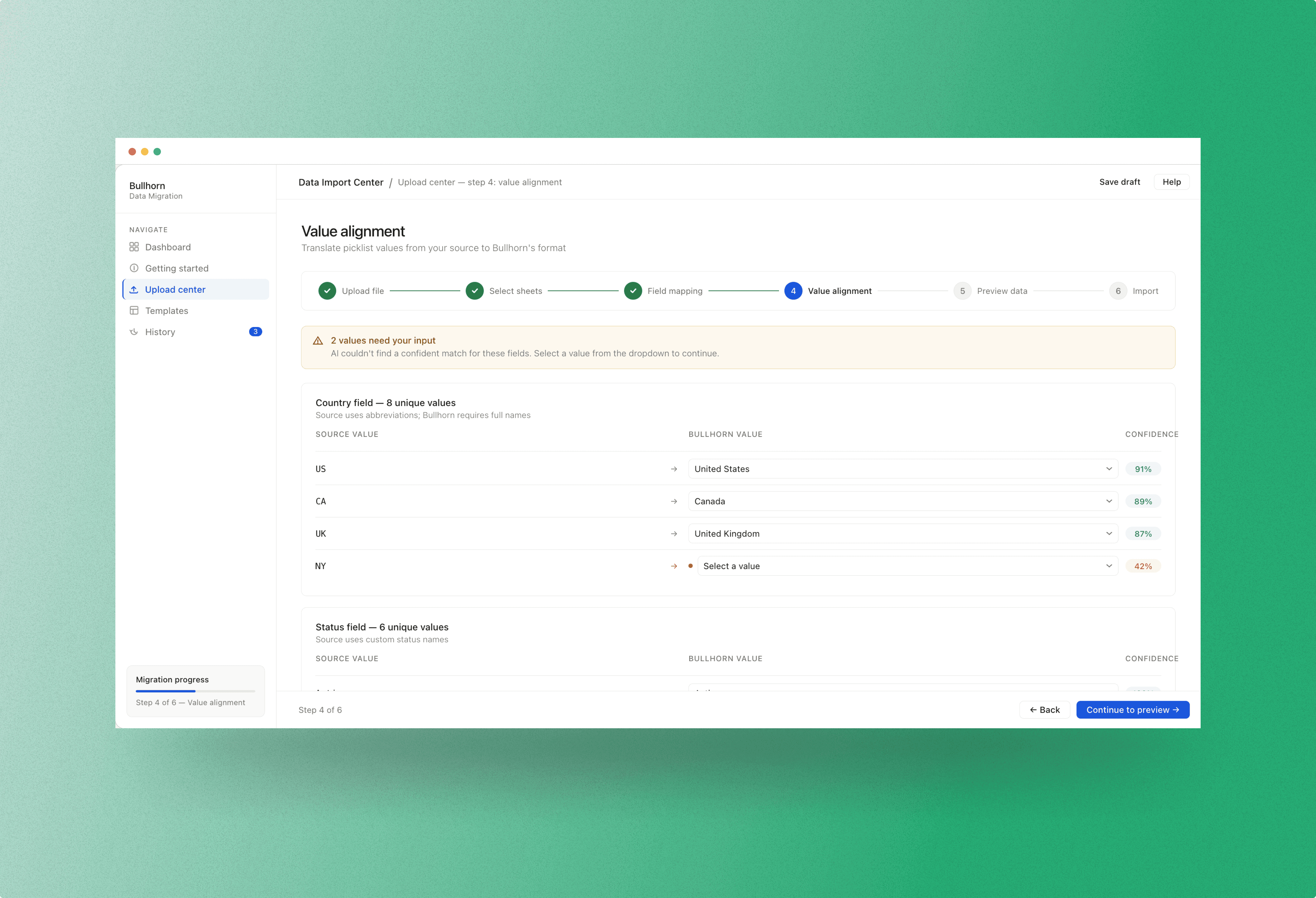 AI-Powered Data Import Tool hero