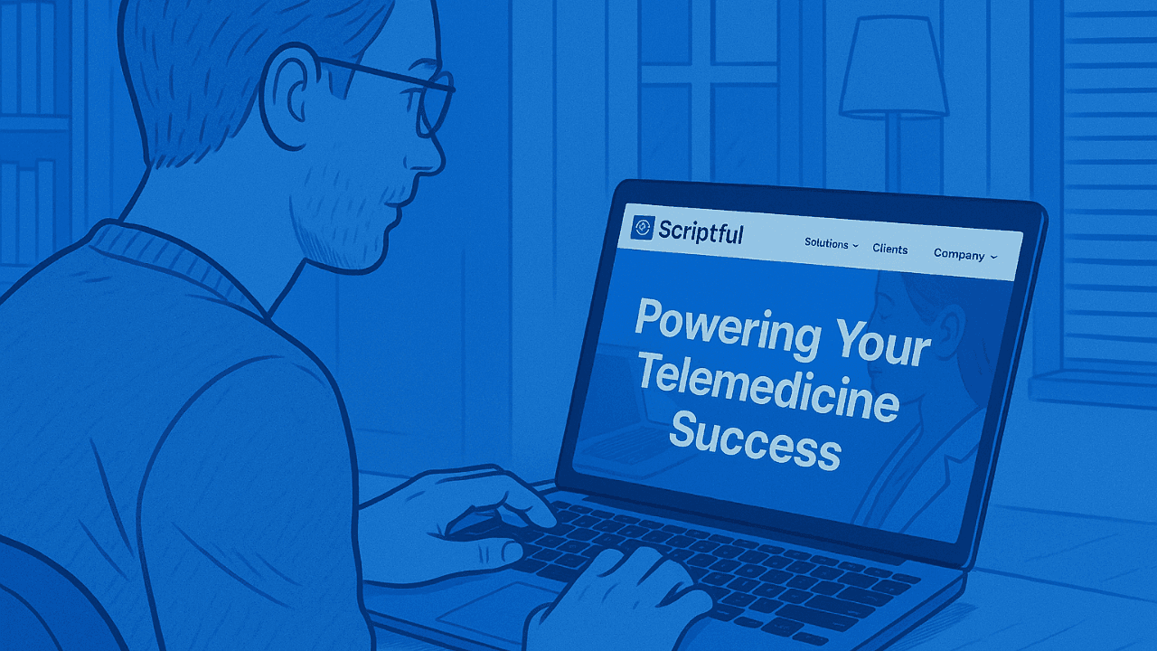 Browsing telehealth site