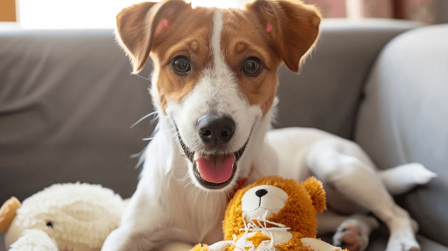 happy-dog-with-stuffed-toy