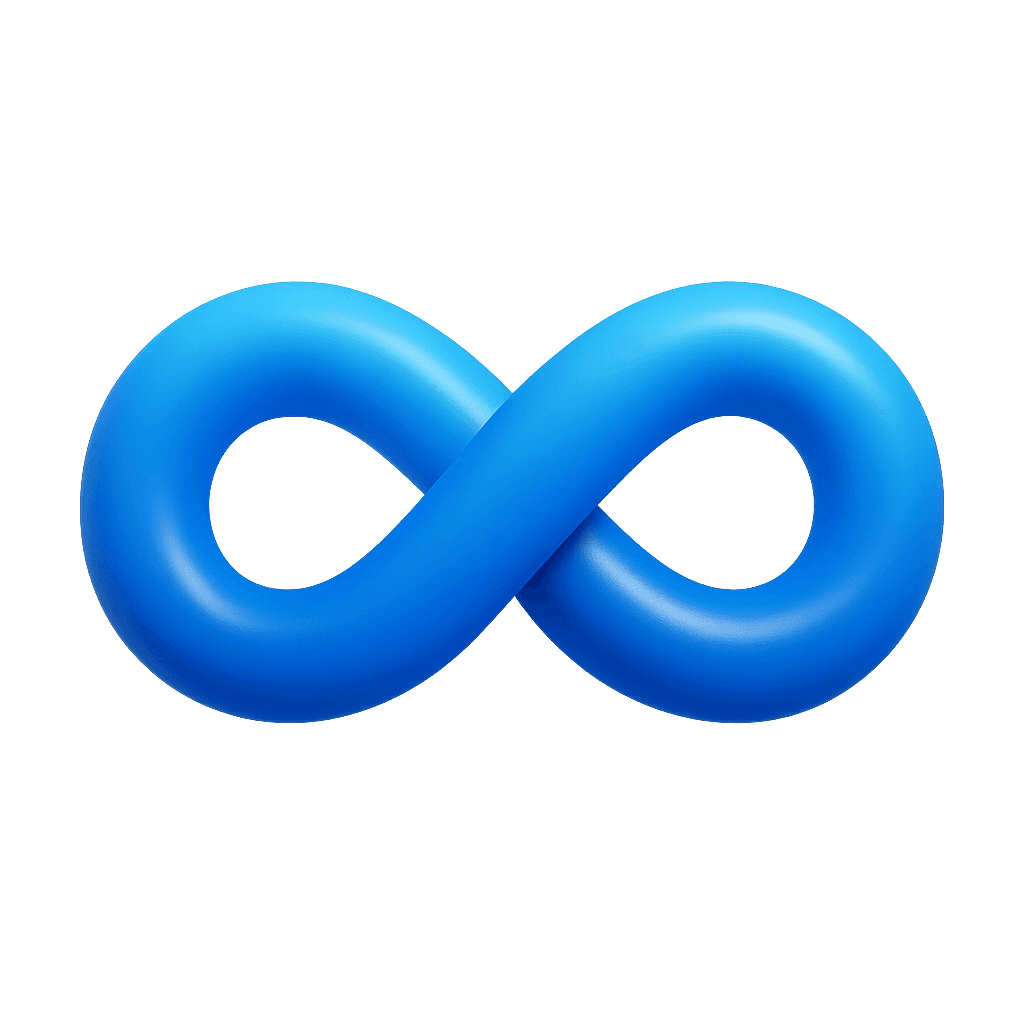 3D image of an infinite.