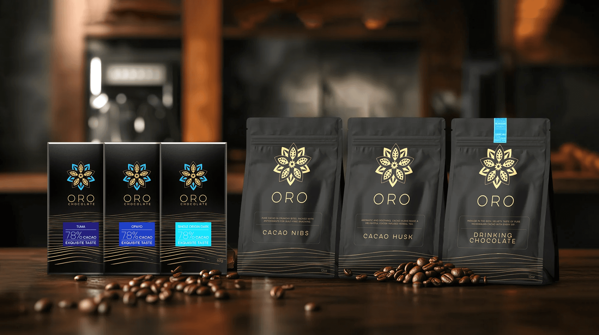 Black and white wave