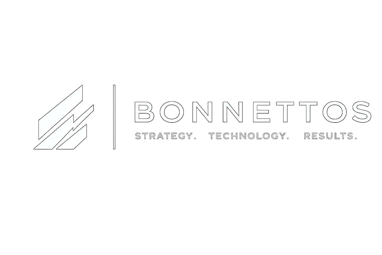 Company logo in white