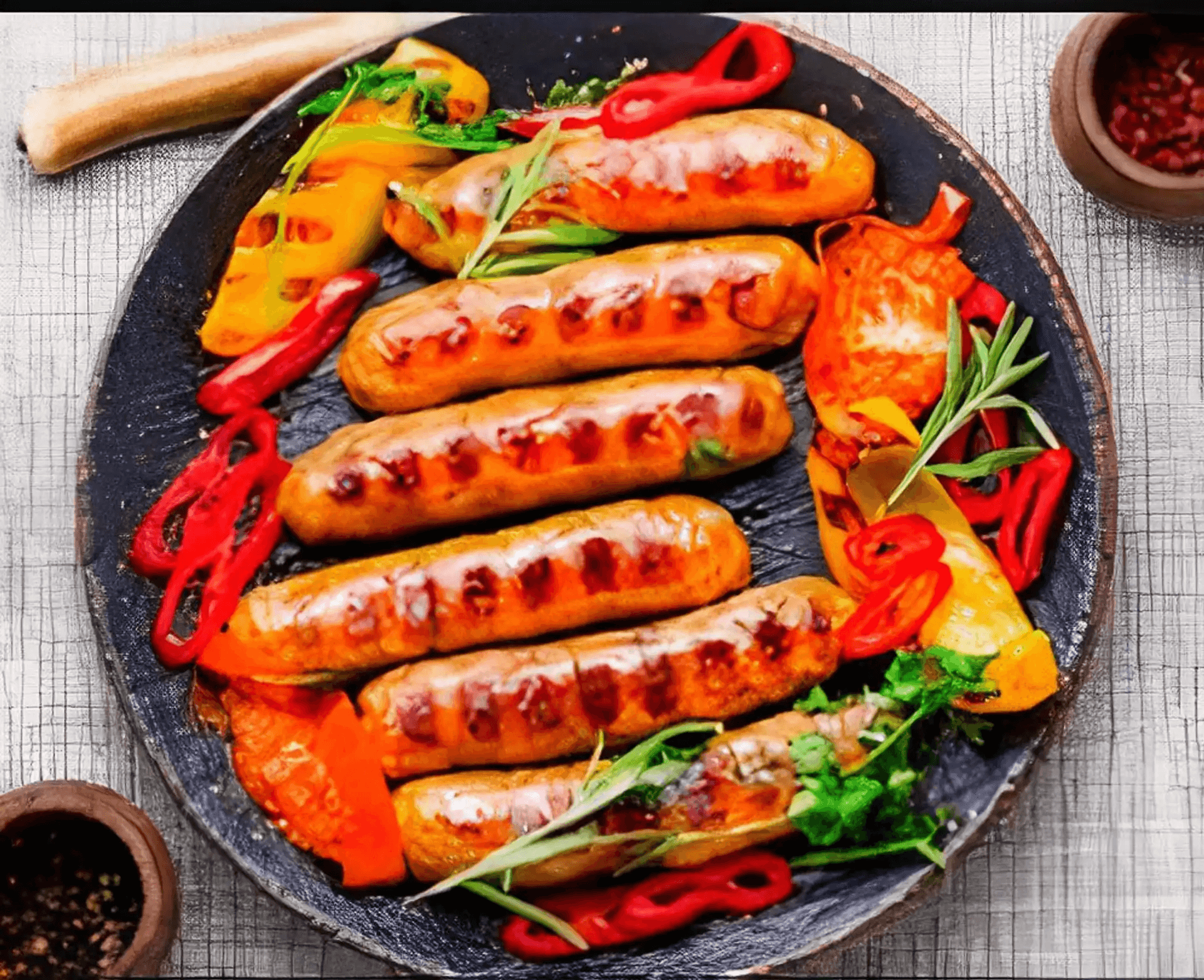 Linguisa Sausage Platter