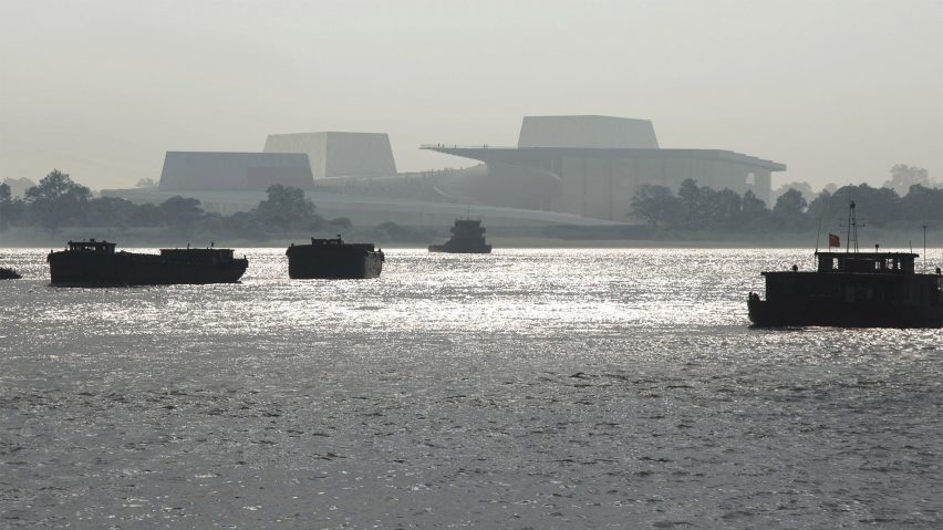 Renders of Shanghai Grand Opera House by Snøhetta in China