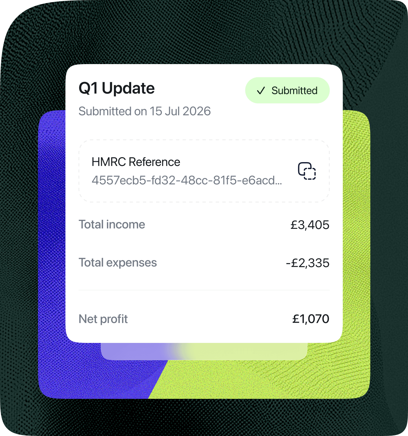 August HMRC MTD submission