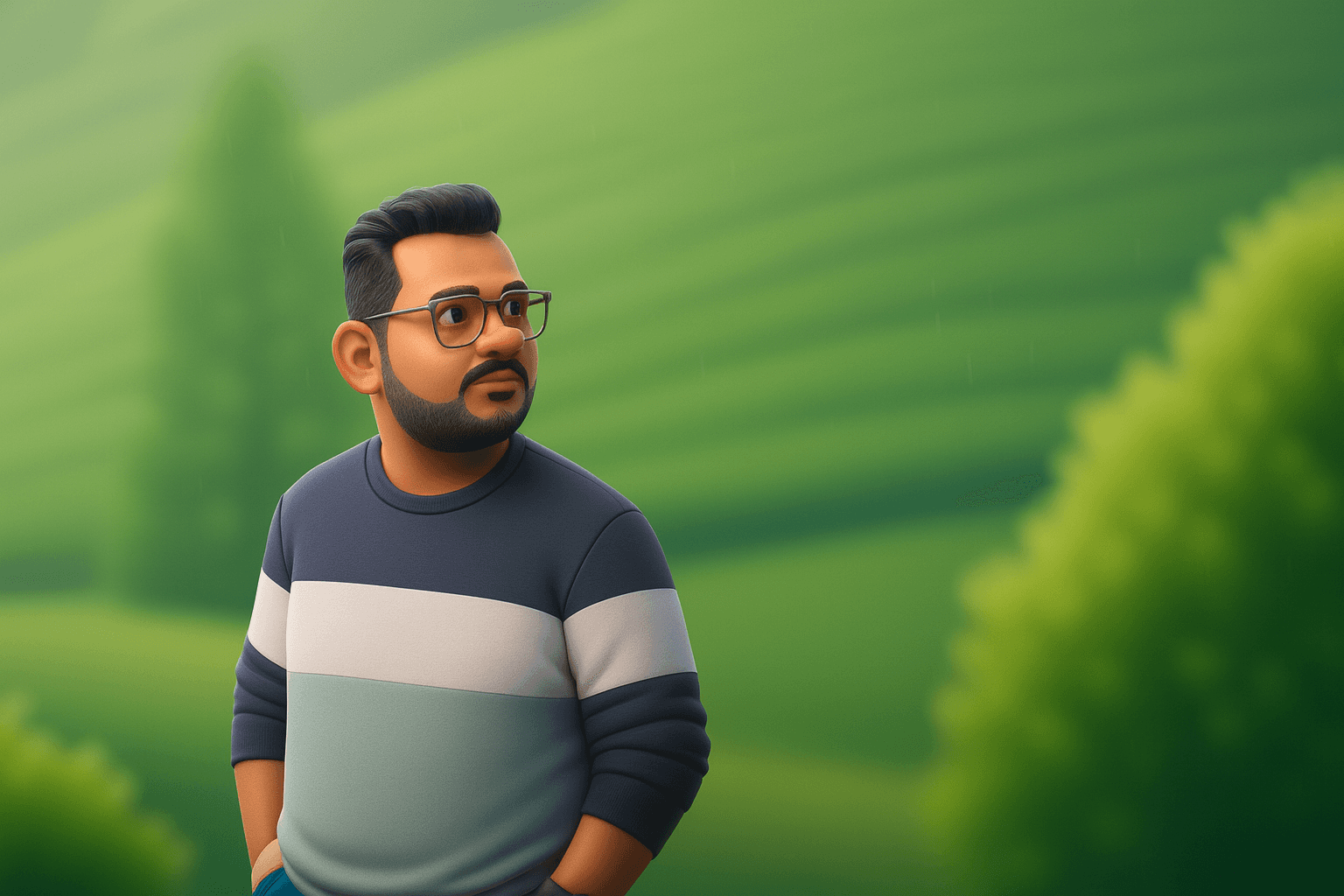 Man Wearing Sunglasses