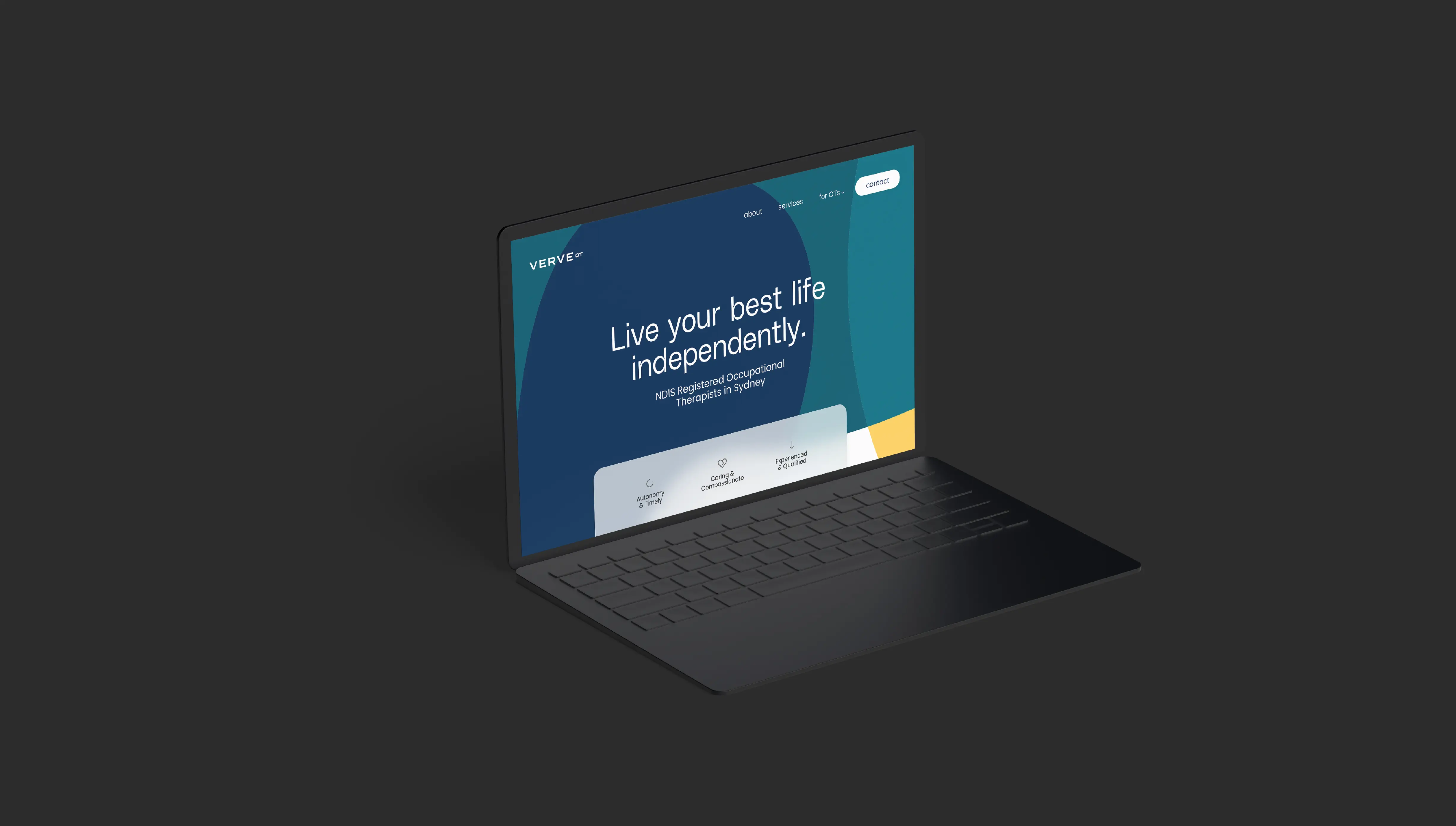 website design for occupational therapist
