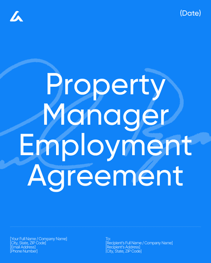 Property Manager Employment Agreement