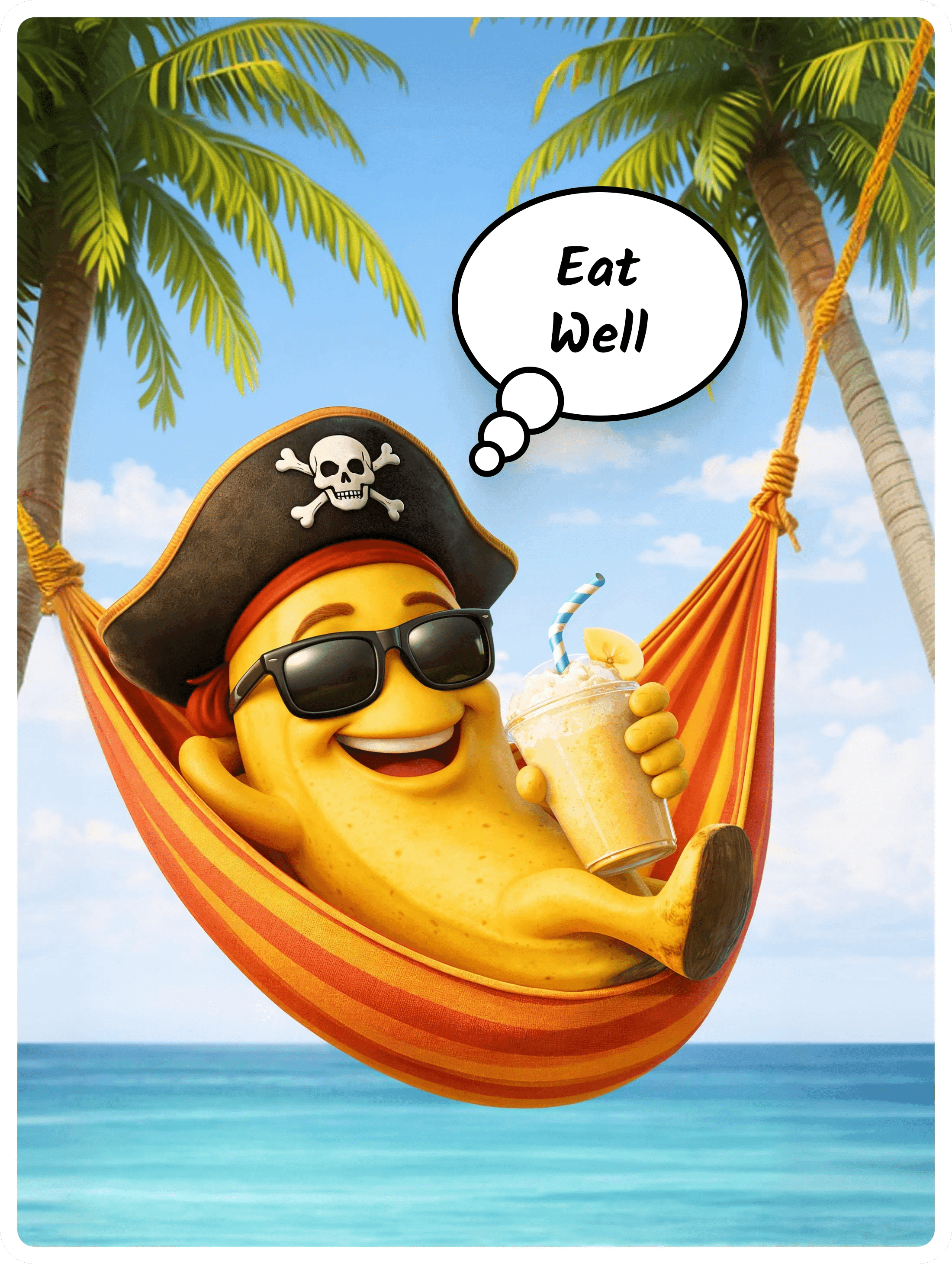Illustration for “I’m so a-peeling,” a Eat Well Patch. The internet declared war on bananas. Potassium, fiber, and vitamin B6 didn't get the memo. Neither did the fruit bowl.