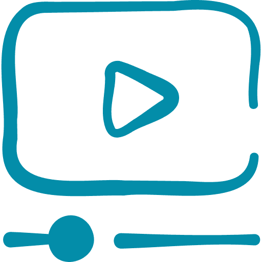 Social-ready media icon