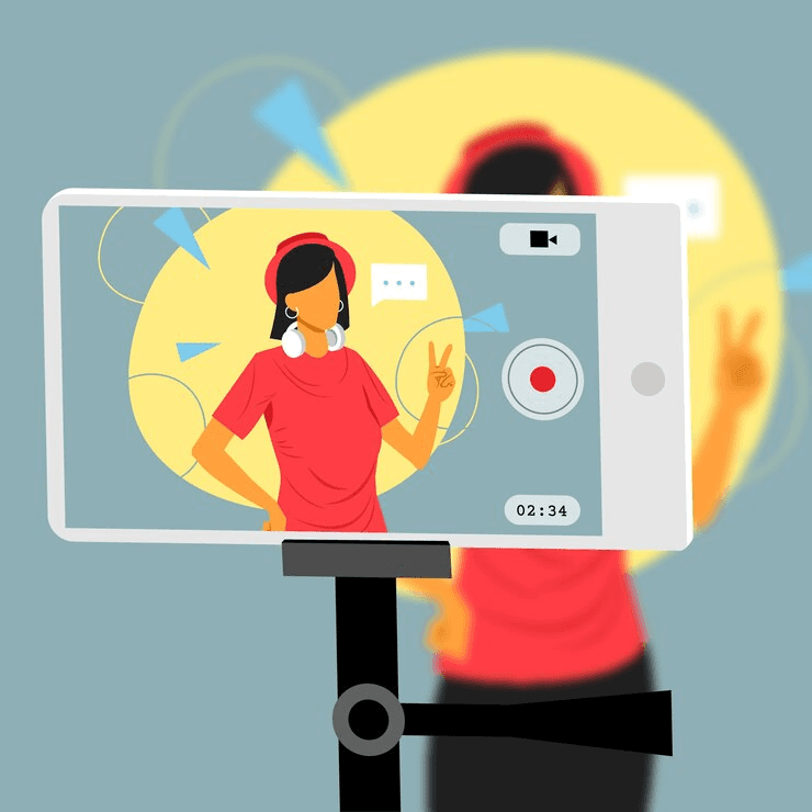 influencer marketing illustration