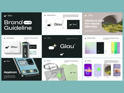 Glau Branding Identity Visual Guideline Sample