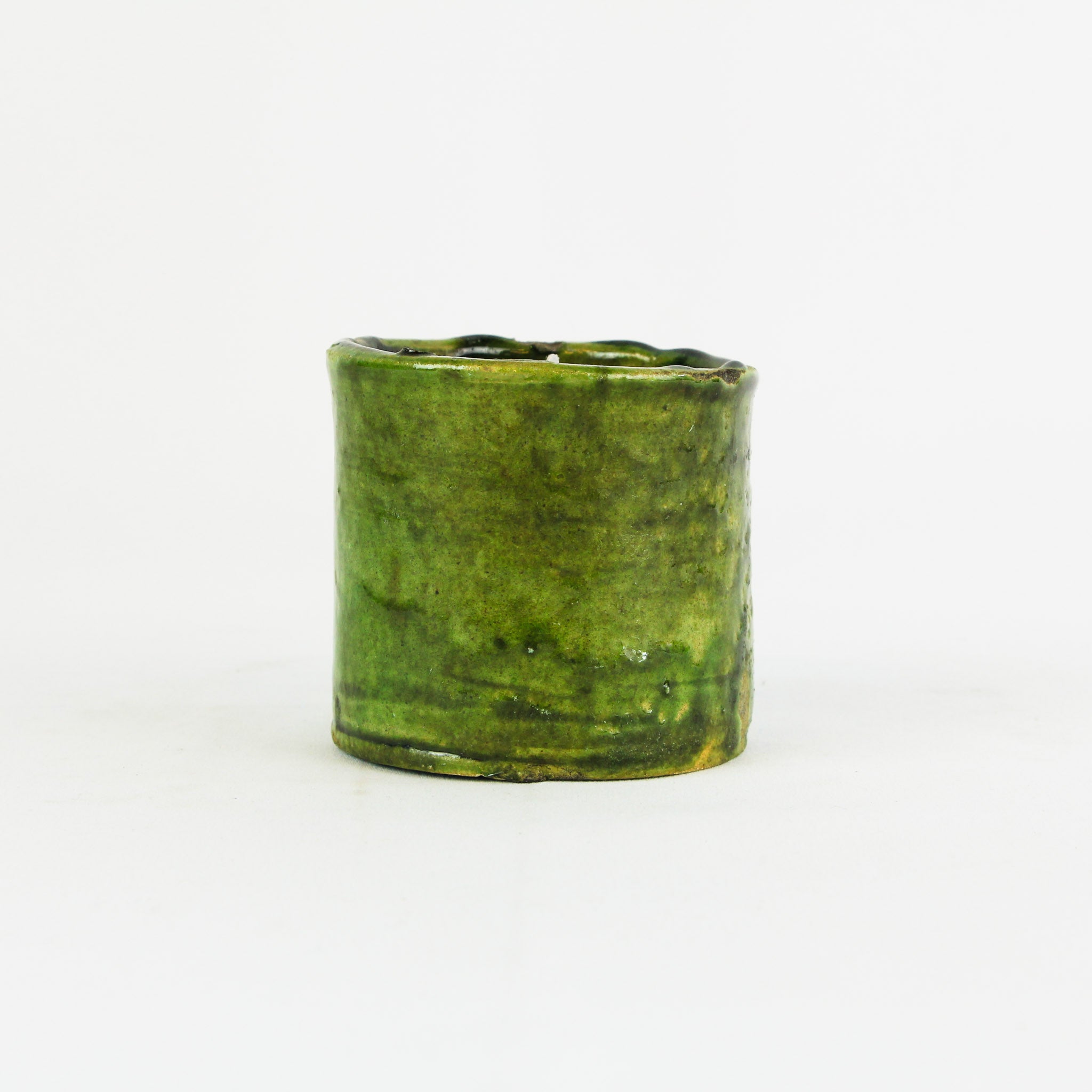 Bougie artisanale en tamegroute - fleur d'oranger