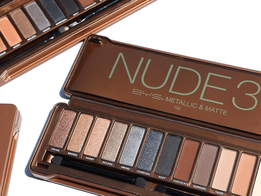 Harmonies visuelles Myia Beauty, une palette apaisante aux nuances naturelles et féminines.