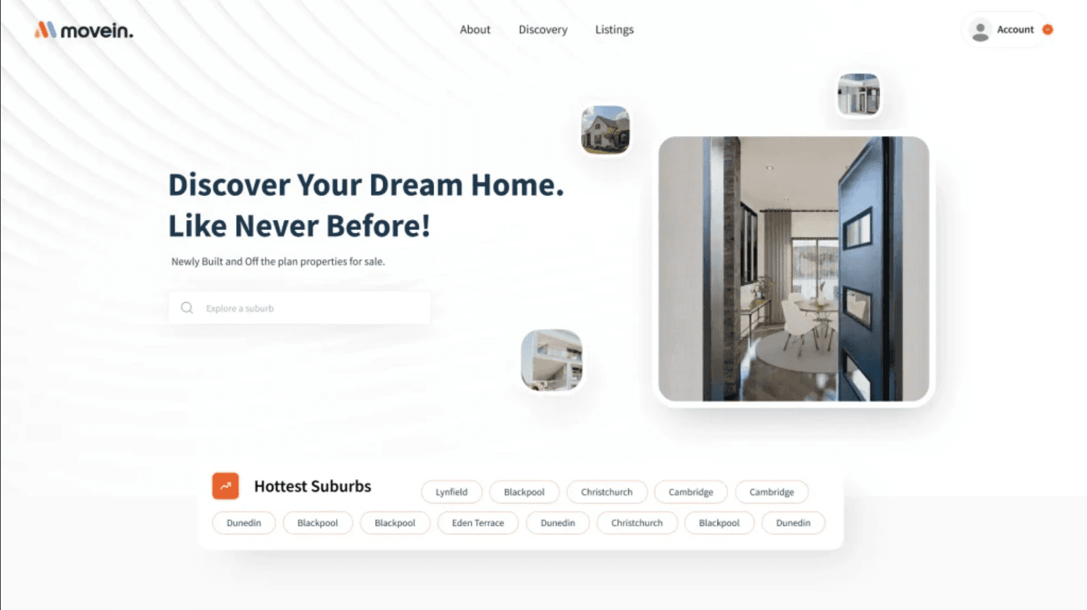 website movein by fivecube agency