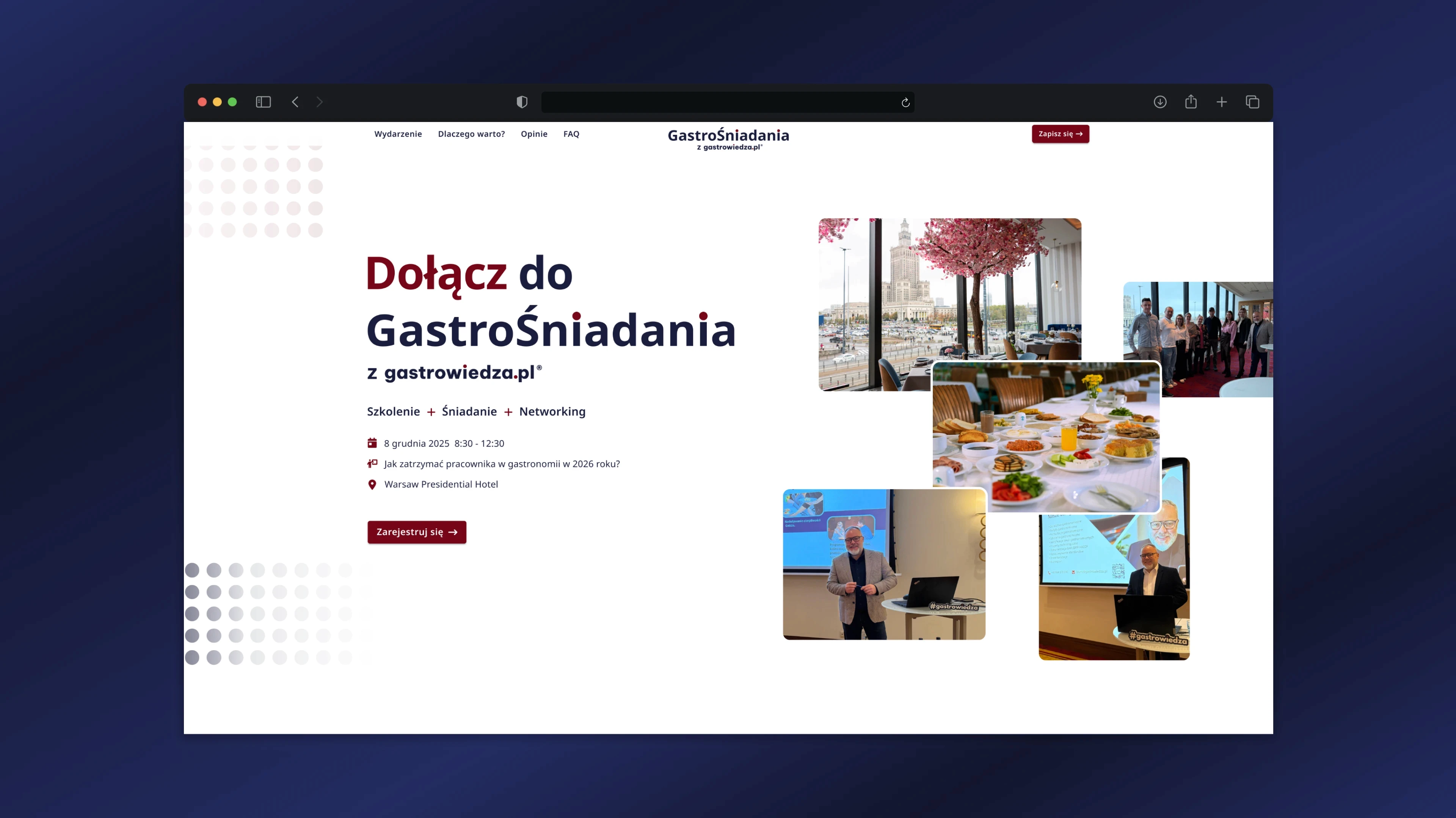 GastroŚniadania Website