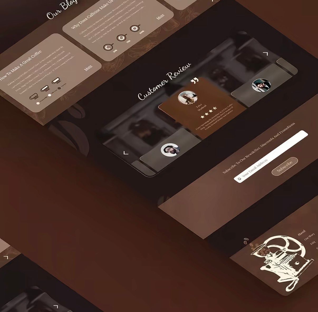 Example work of ui ux design