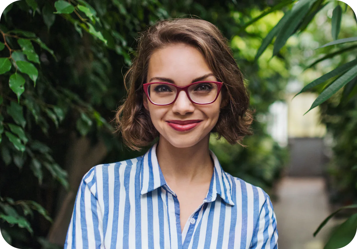 Smiling woman