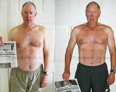 Mike's before and after photos