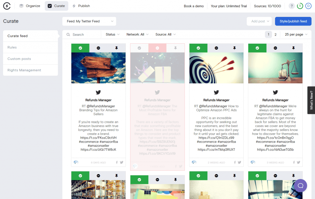 moderate social media content for sharepoint website