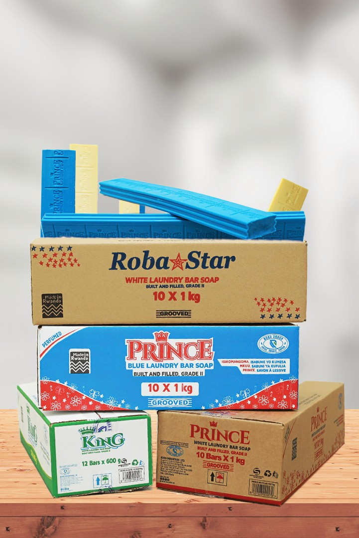 Half filled chemical solution beakers are on the table in lab