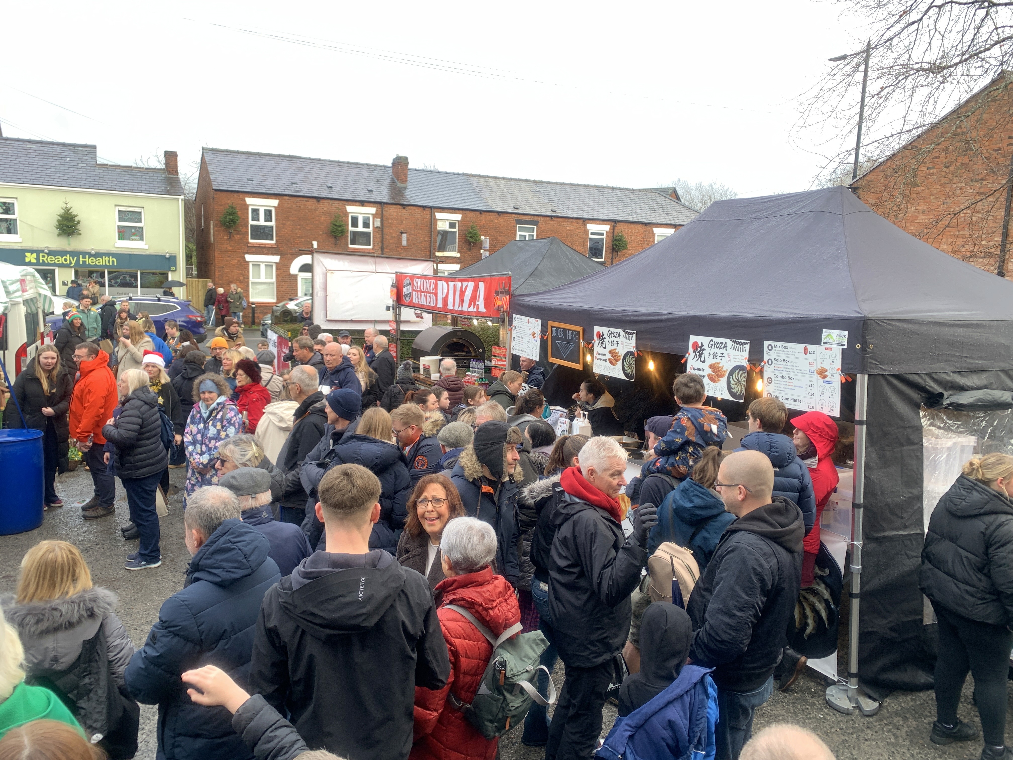 Modern food magazine brochure mockup with bold typography and bright yellow accents