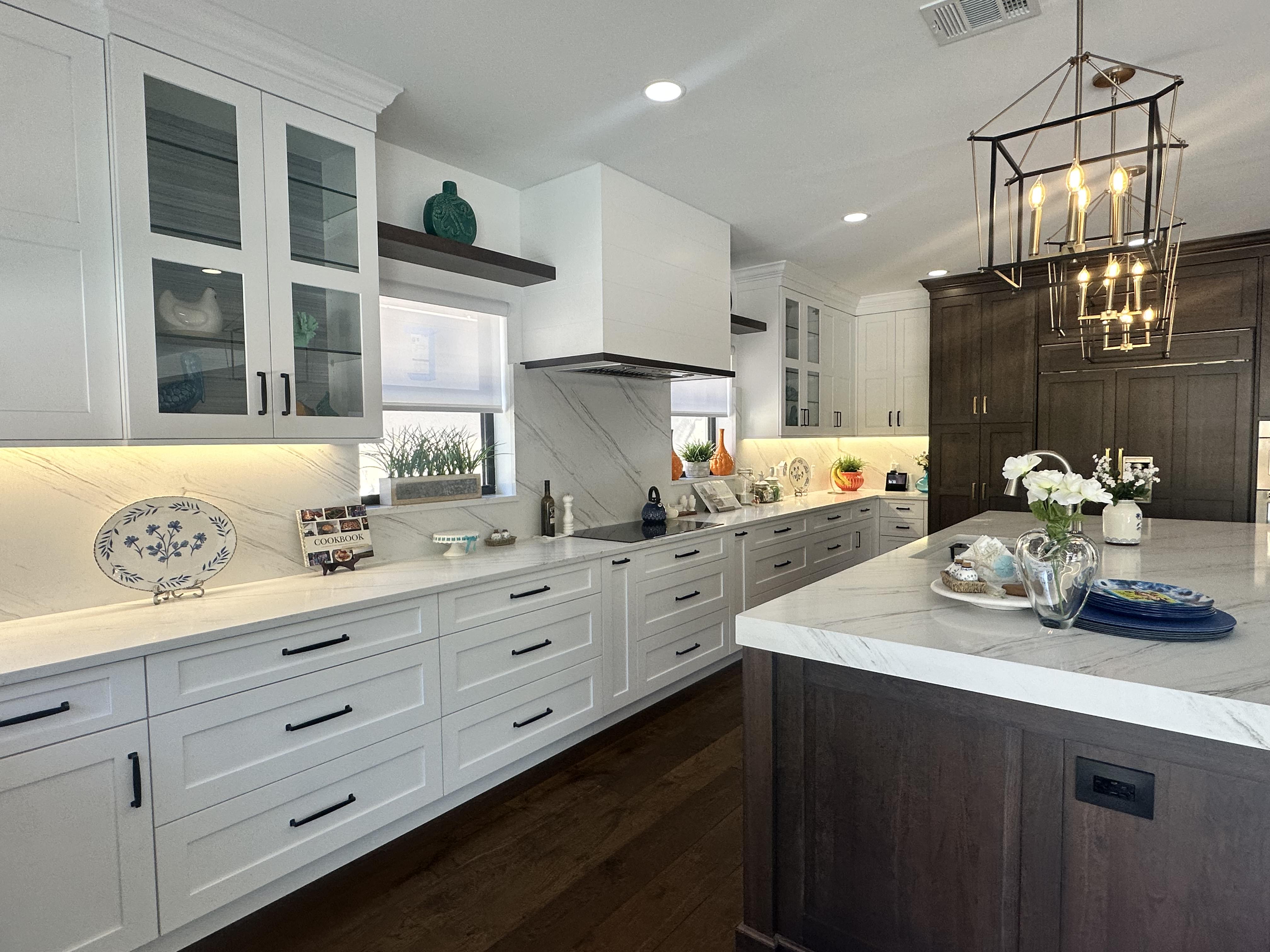 brown wooden bed frame with white and brown bed linen