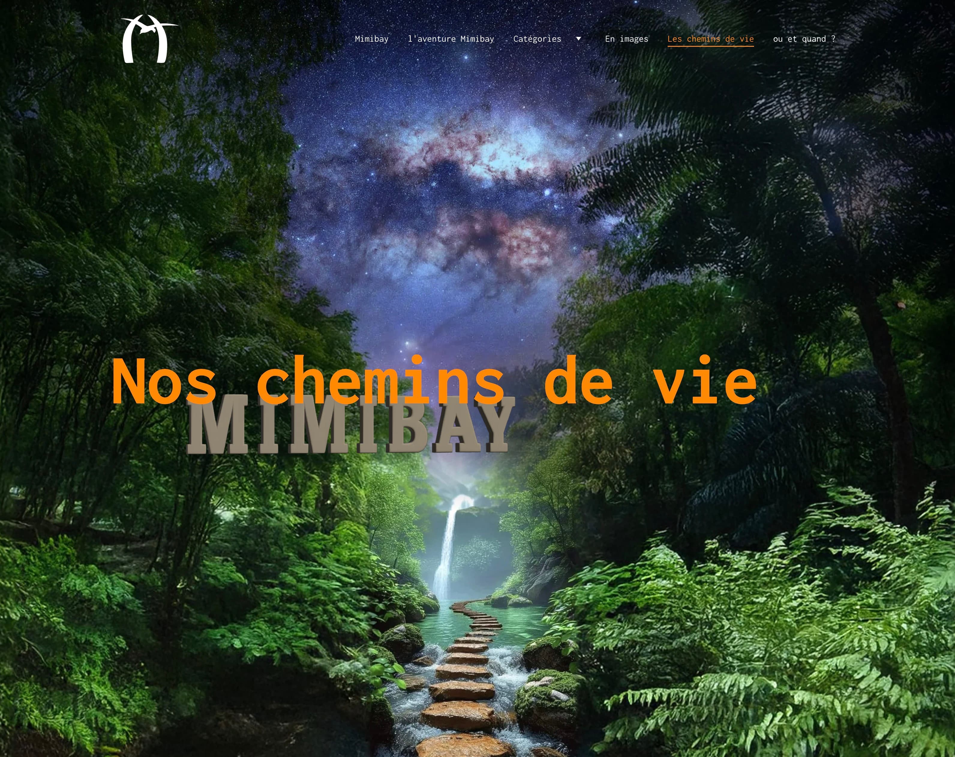 un chemin dans la foret
