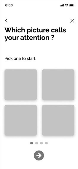 LoFi Prototype, schwarz weiß, Wireframes