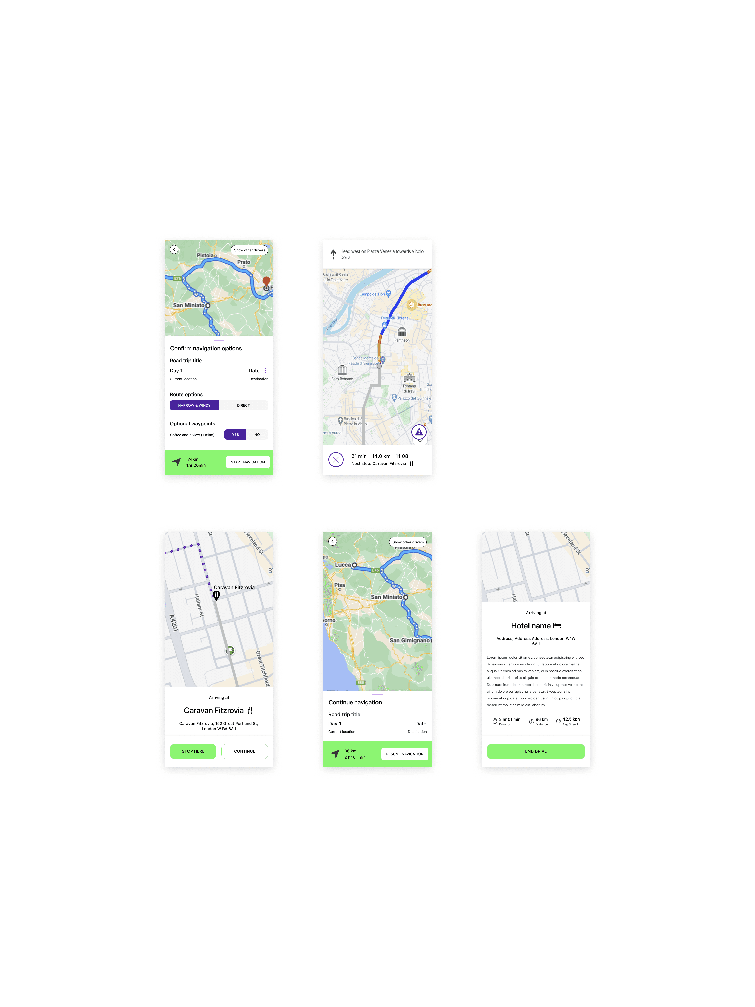 Mobile wireframes 2