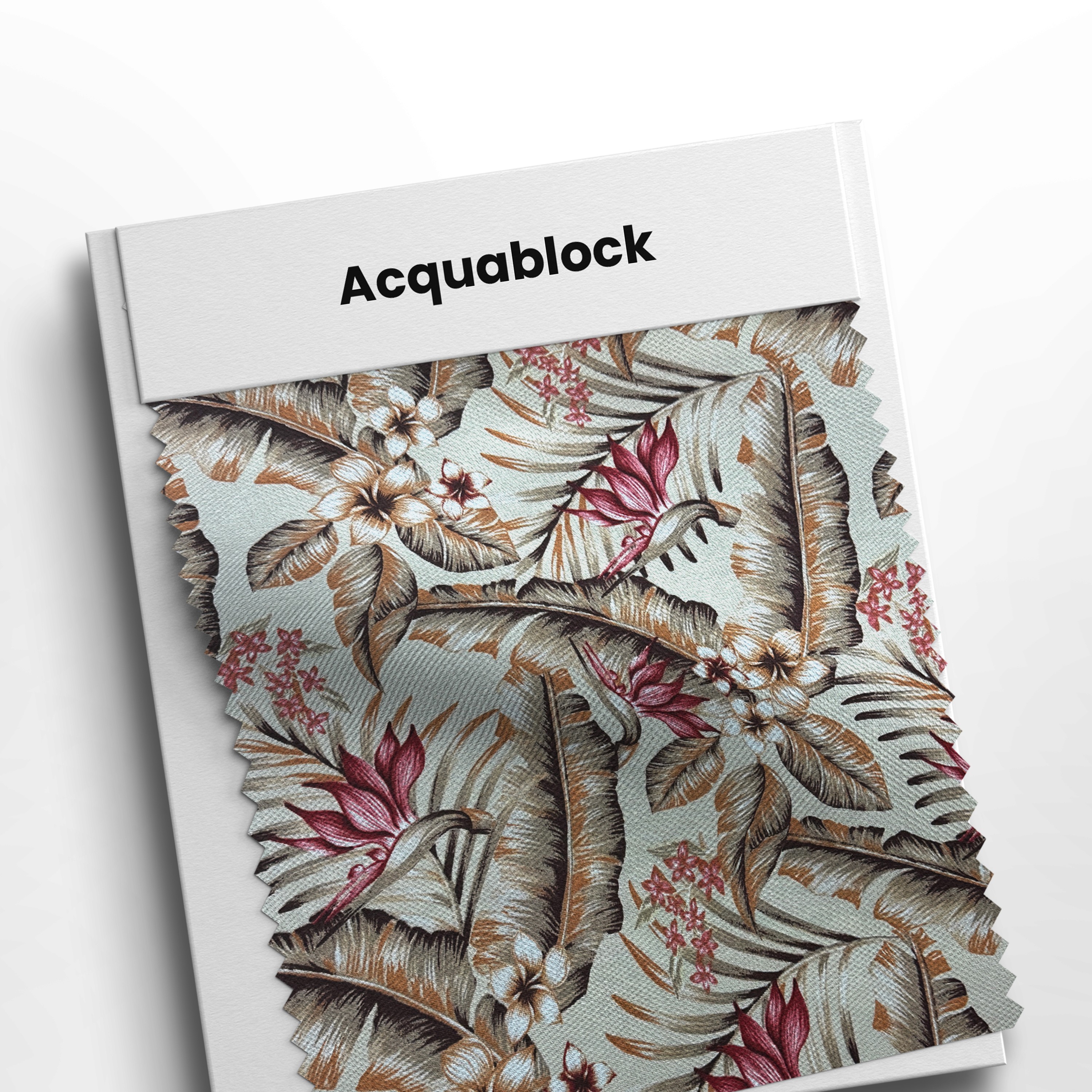 mostruario com tecido estrelicia bege