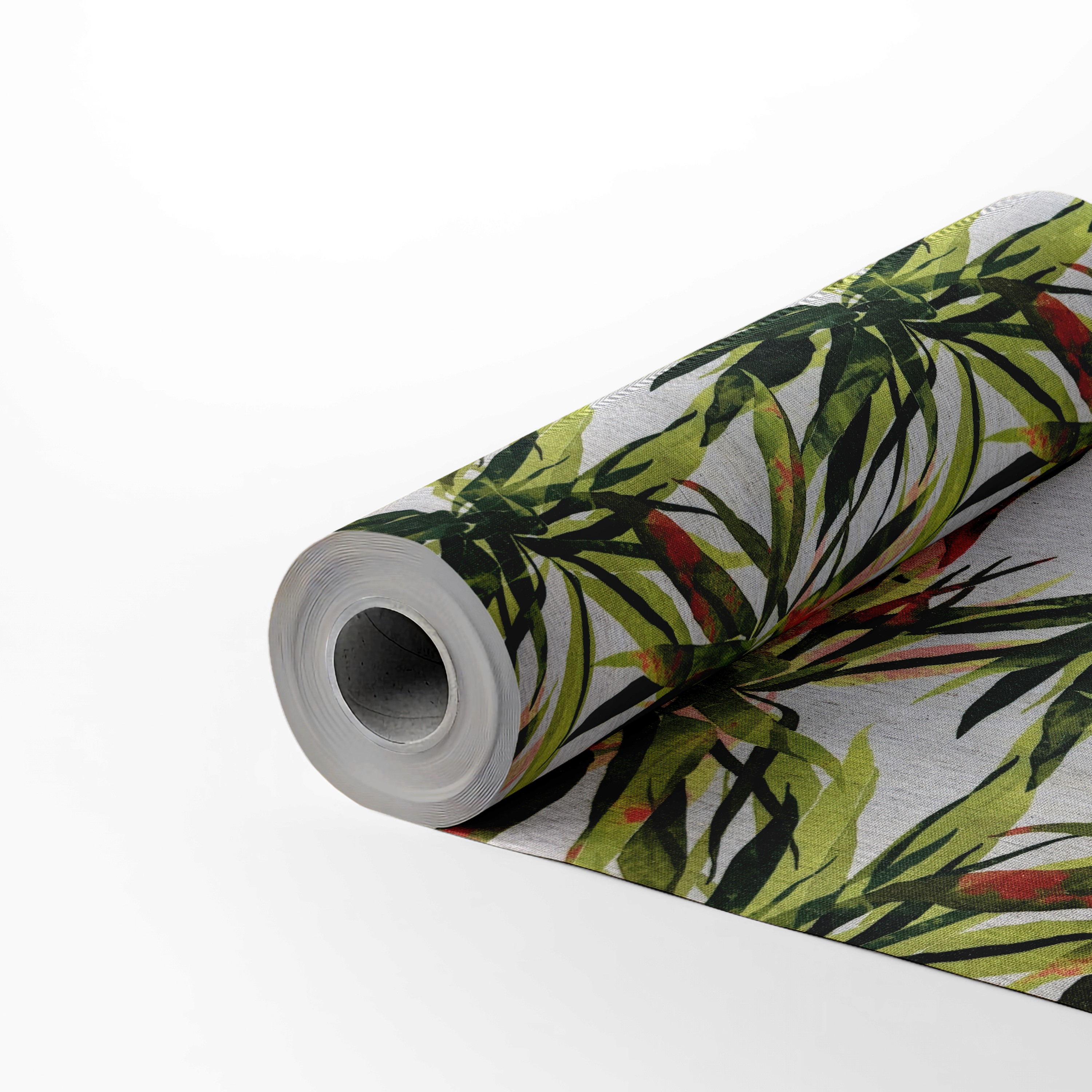 rolo de tecido acquablock area interna garden folhas 