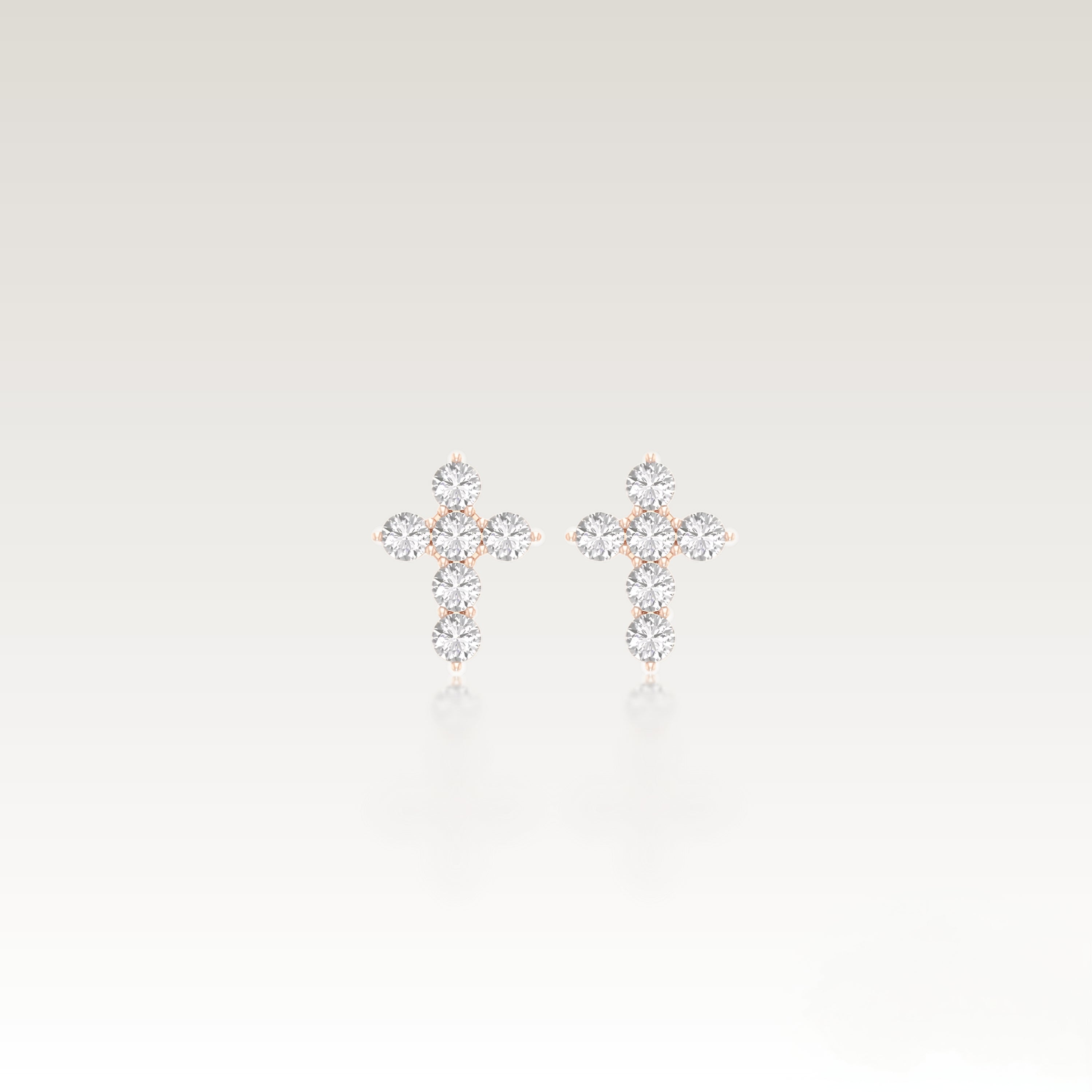 SAINT' Cross Earrings image 1