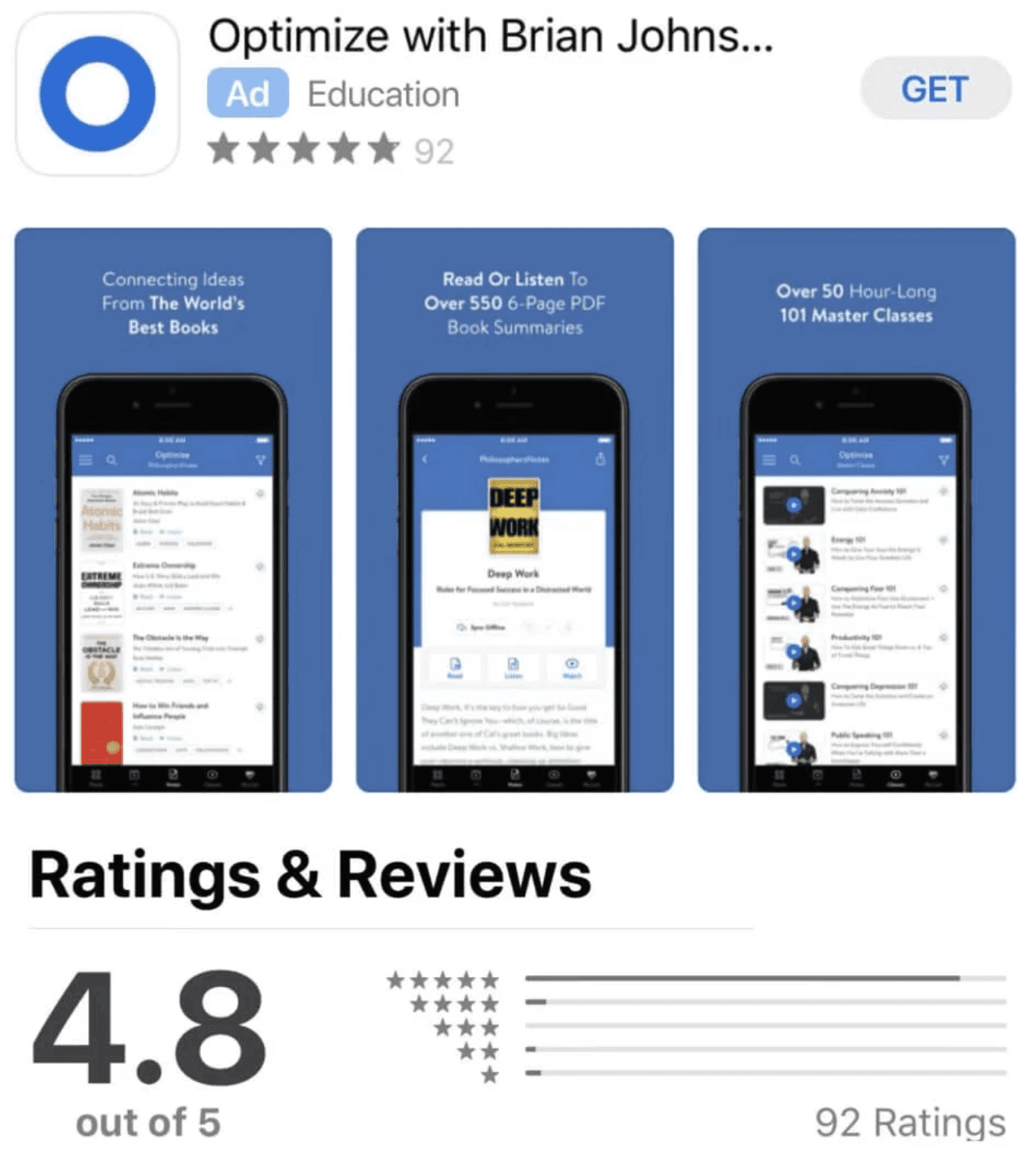 App install ad examples