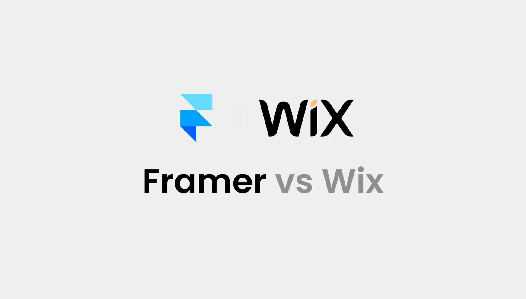 framer vs wix