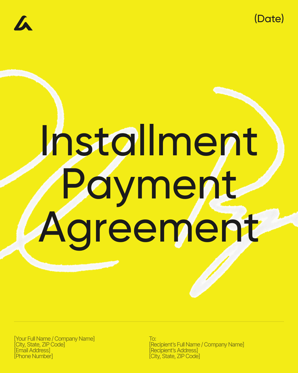 Installment Payment Agreement