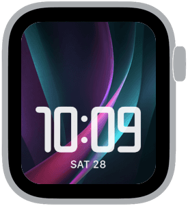 A selection from the Velvet Aurora Apple Watch face collection