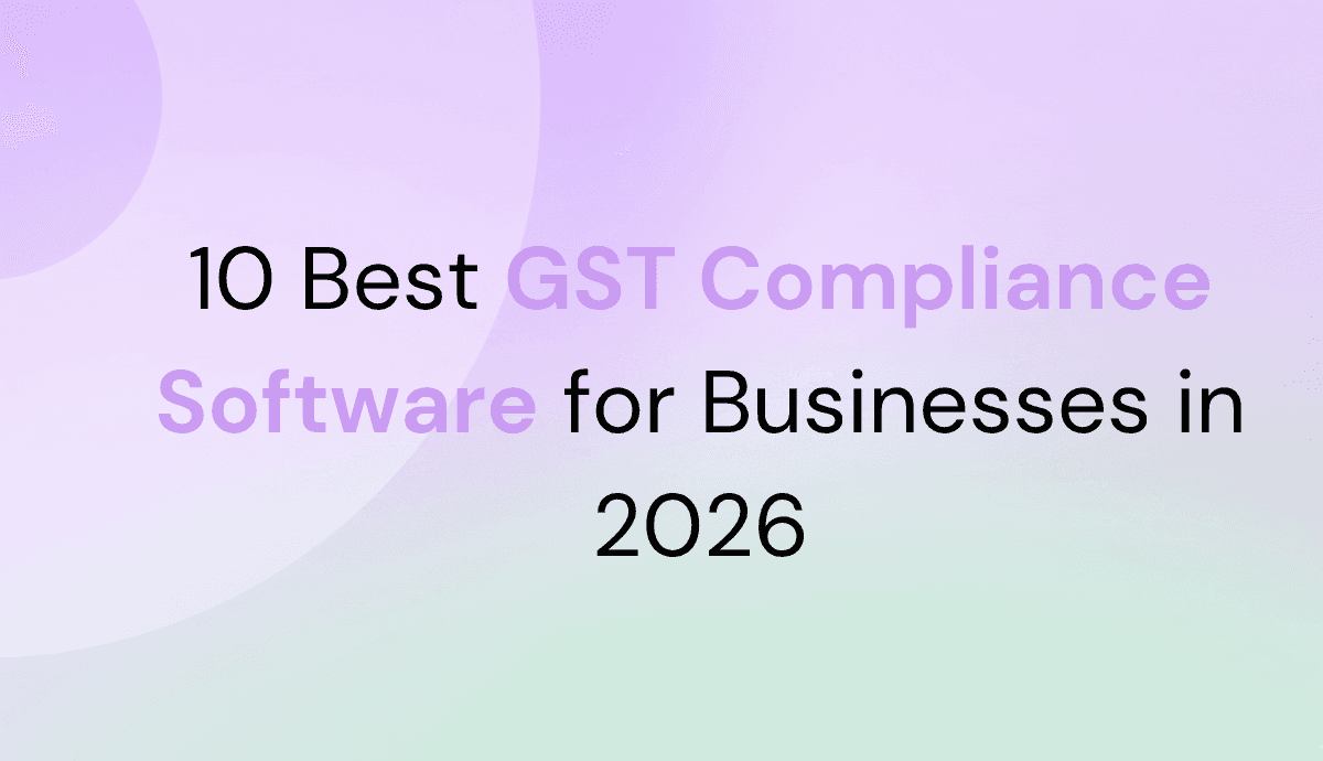 Best GST Compliance Software 