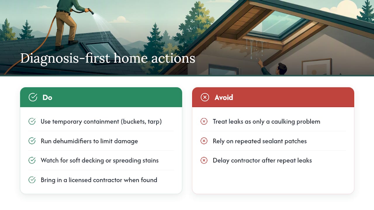 What the diagnosis-first approach really means for homeowners — overview diagram