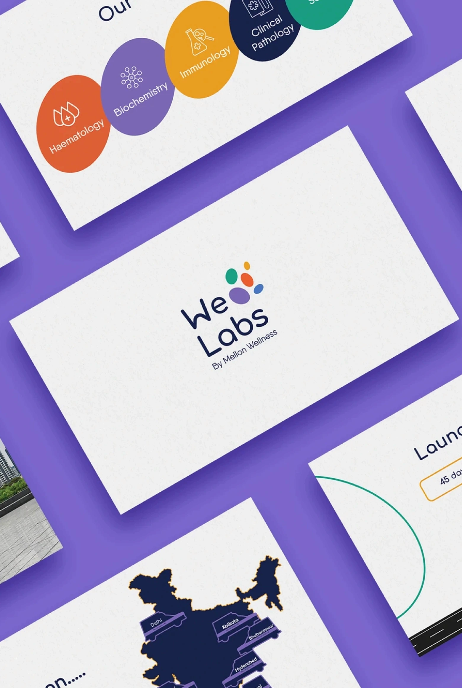 Dentaid brand & illustration case study - hero visual, abstrct design