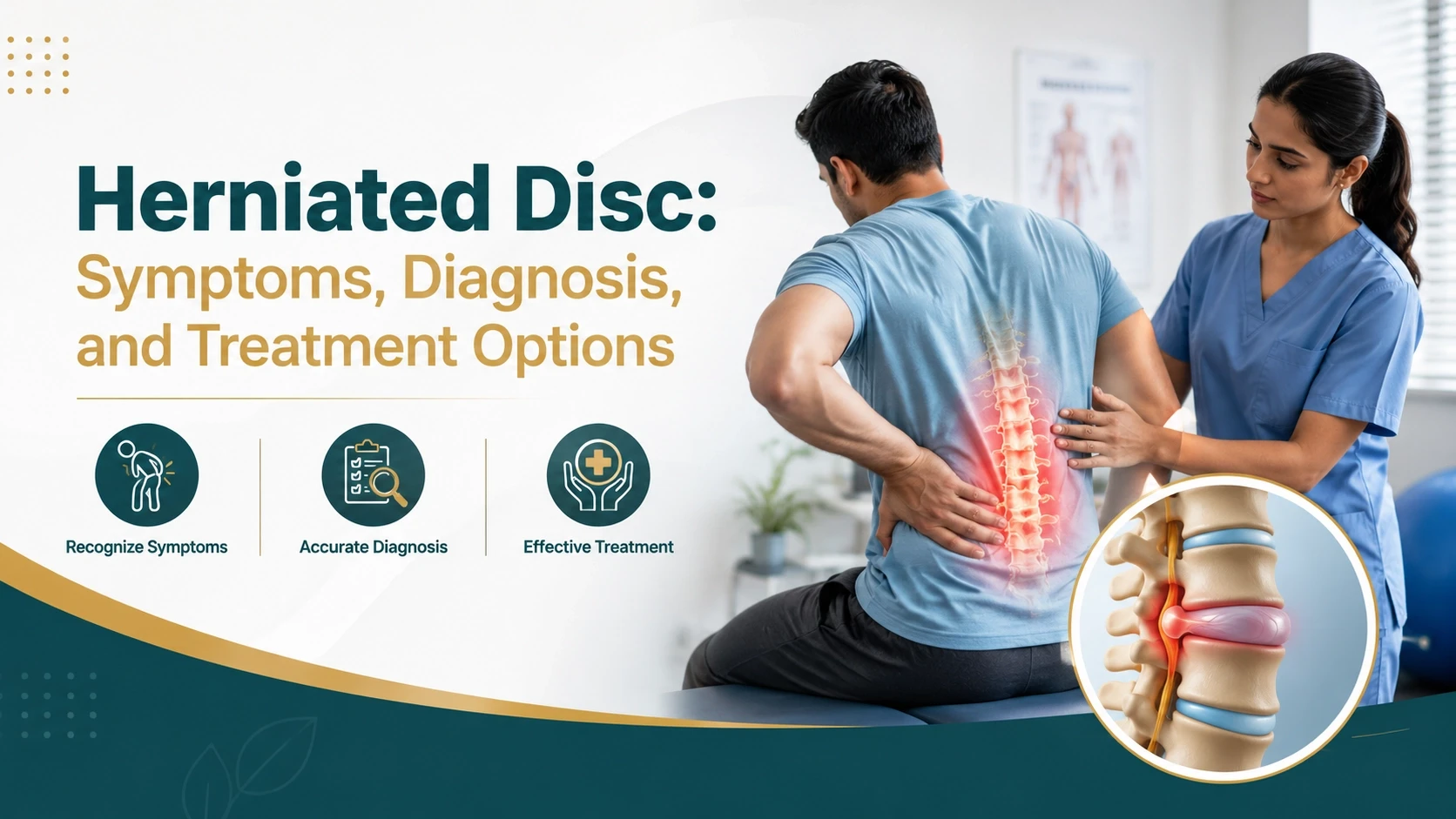 Herniated Disc: Symptoms, Diagnosis, and Treatment Options