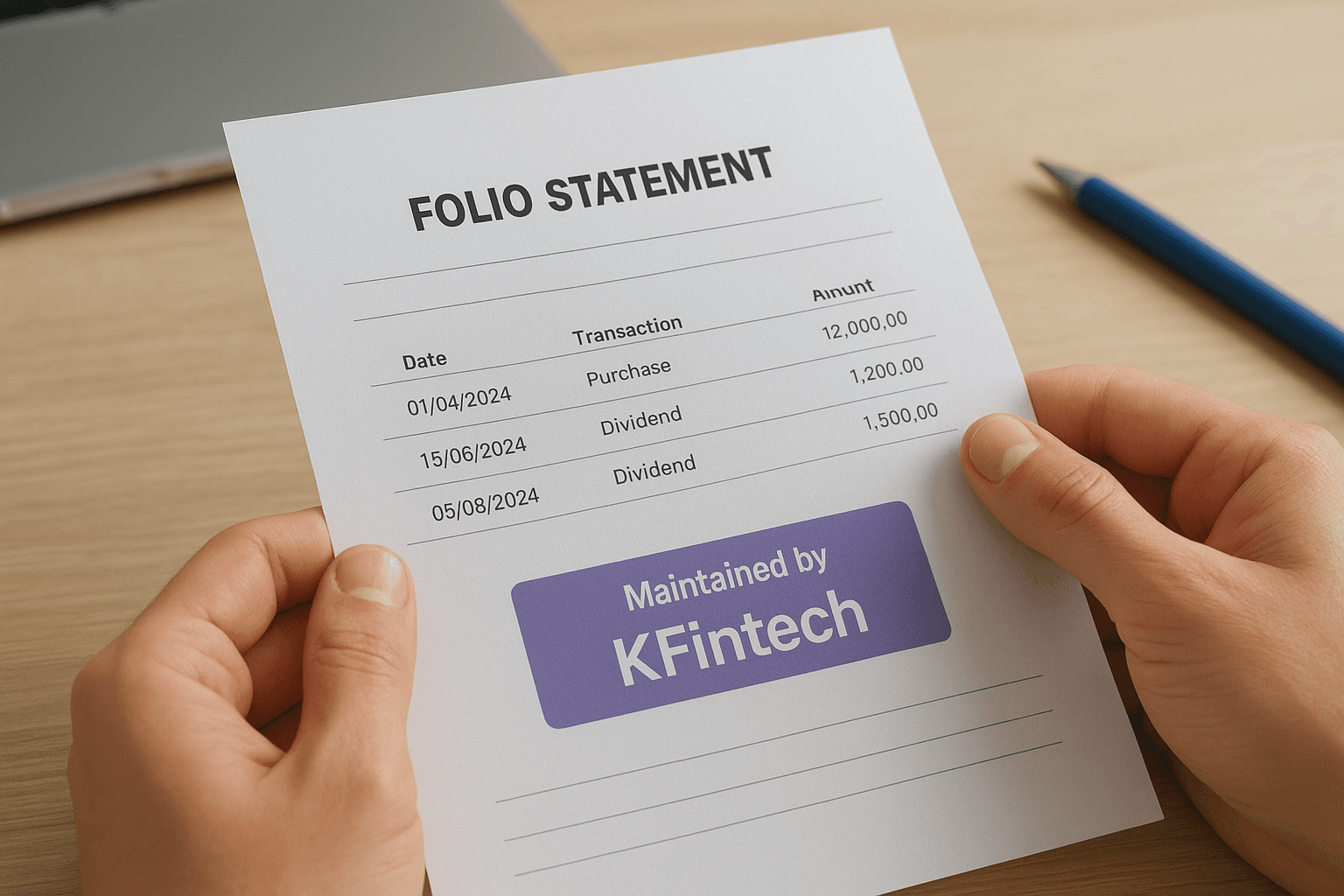 Check your folio statement first