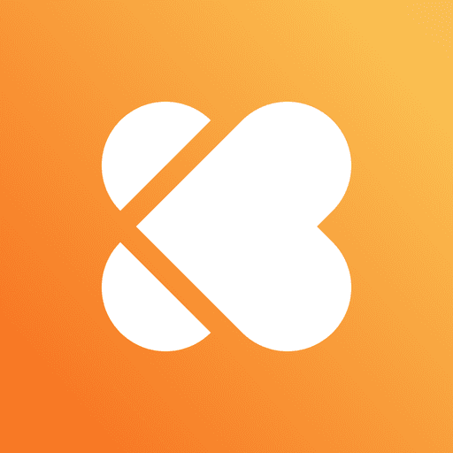 persona portrait image man with orange background and person's image on top