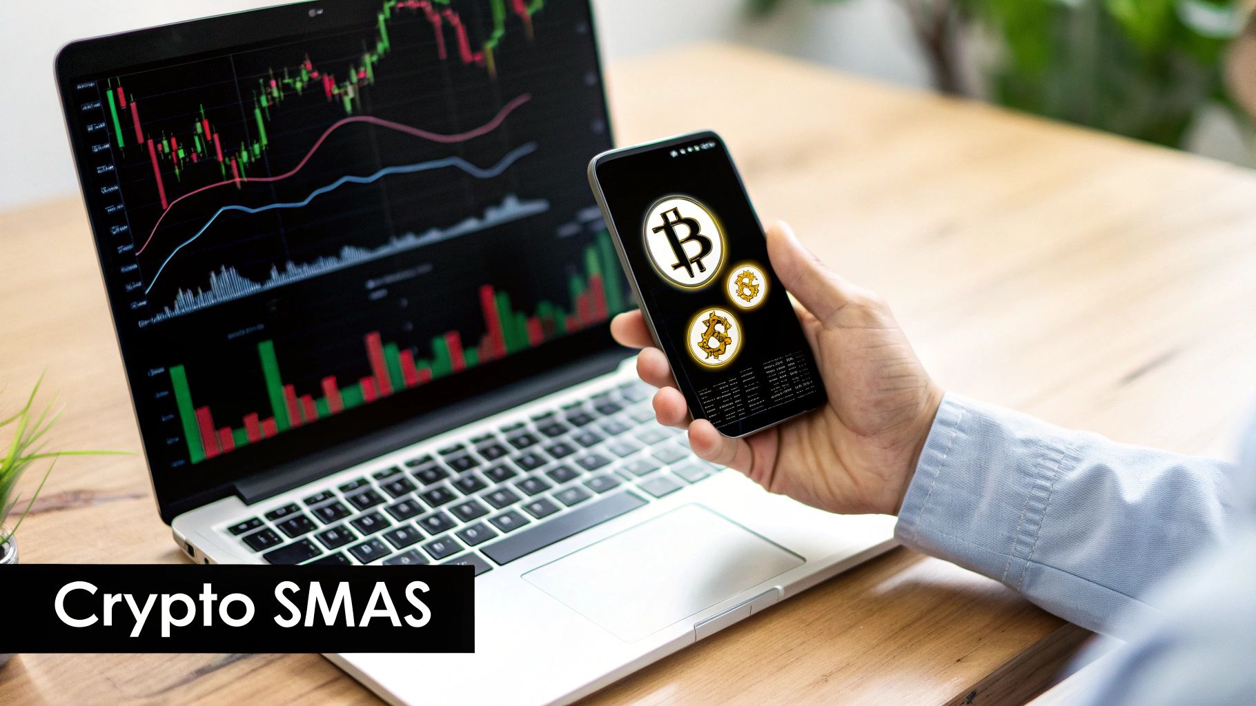 Digital assets like Bitcoin and stablecoins being professionally managed on a secure platform.
