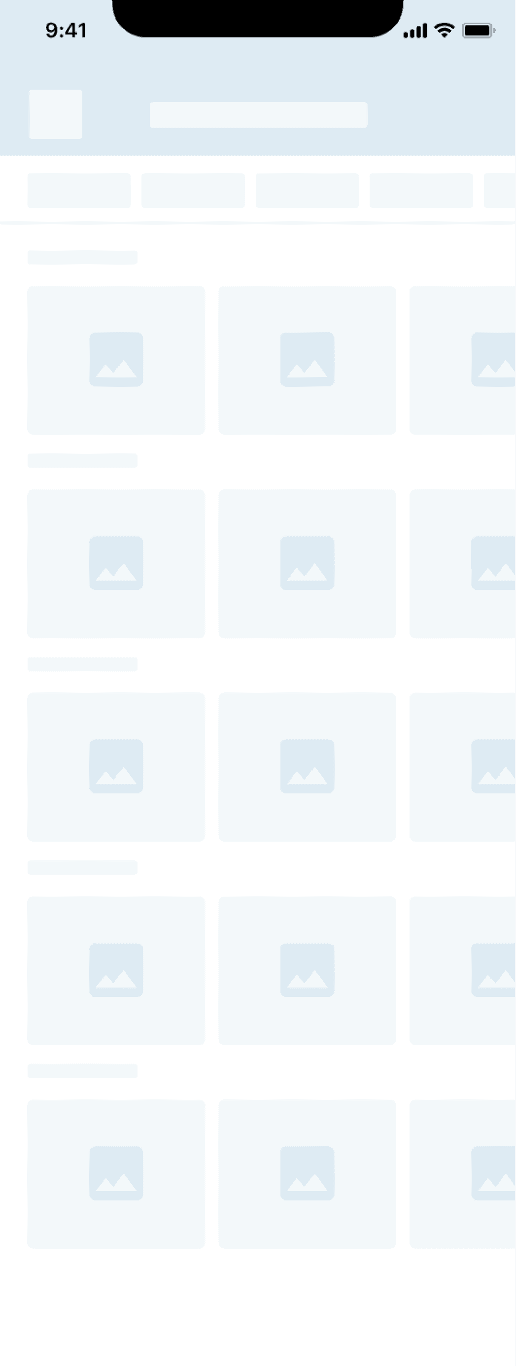 Mobile UI